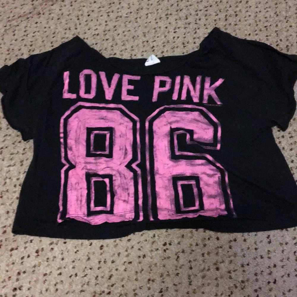 Pink crop top
